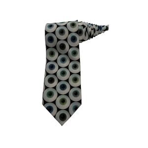 Ralph Marlin Eyeballs Eyes Doctor Ophthalmologist 1997 Vintage Necktie